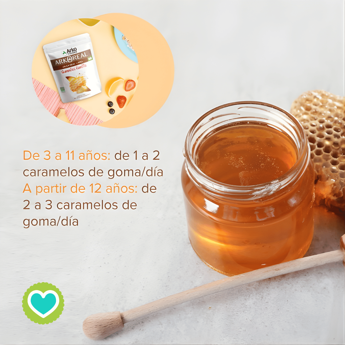 Arkopharma Arkoreal Jalea Real 60 Caramelos de Goma