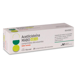 ACETILCISTEINA MABO 600 mg  20 comprimidos efervescentes