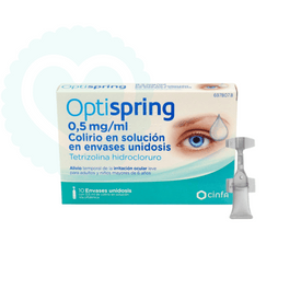 Optispring 0.5mg/ml Colirio 10 Monodosis Solución 0.5ml