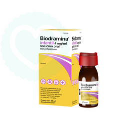 Biodramina Infantil 4 mg Solución Oral 60 ml