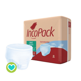 Incopack Pant Absorbente Día Talla Grande, 80 unidades