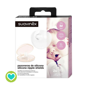 Suavinex Pezonera Silicona Talla M 20mm 2 Unidades