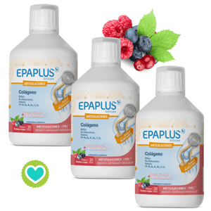 Epaplus Arthicare Mantenimiento Colágeno Líquido Sabor Frutos Rojos Pack 3 x 1L