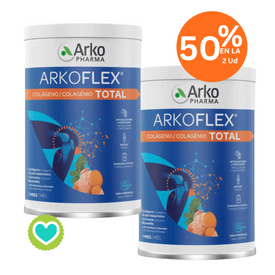 Arkoflex Colágeno Total Sabor Naranja Pack 2x390gr.