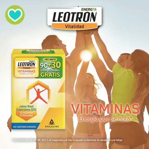Image of Leotron Vitaminas 90 Comprimidos + 30 GRATIS