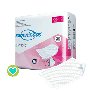 Sabanindas Normal Protector Cama Absorbente 60x90 25 Unidades