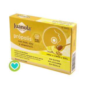Juanola Própolis Sabor Limón y Miel 24 Pastillas de Goma