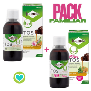 Juanola Tos Pack Familiar Jarabe Adultos + Jarabe Niños 150ml