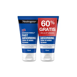 Neutrogena Crema Manos Rápida Absorción 2x75ml Duplo