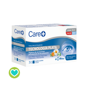 Care+ Toallitas Oftálmicas Tecnología Plata 30 Unidades