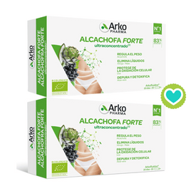 Arkofluido Alcachofa Forte + Aloe Vera Pack 2 x 20 ampollas