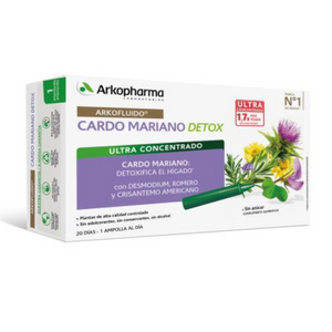 Arkopharma Cardo Mariano Detox 20 días 20 Viales