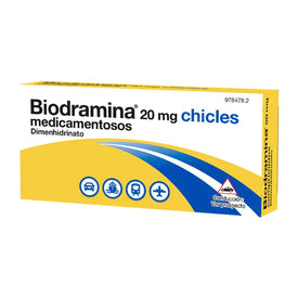 Biodramina 20 mg 6 Chicles