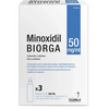 Biorga Minoxidil 50mg/ml Solución Cutánea 3 Frascos 60ml