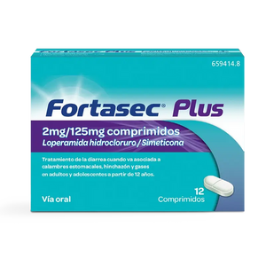 Fortasec Plus 2/125 mg 12 Comprimidos