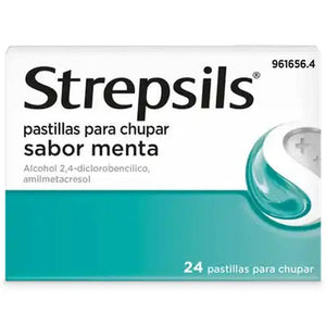 Strepsils Menta 24 pastillas para chupar