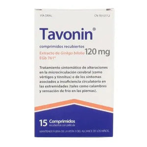 Tavonin 120mg 30 Comprimidos Recubiertos