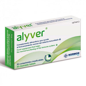 Alyver 30 Comprimidos Masticables