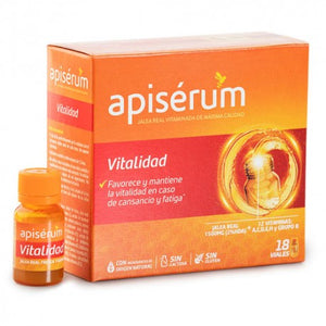 Apisérum Vitalidad Jalea Real 18 Viales
