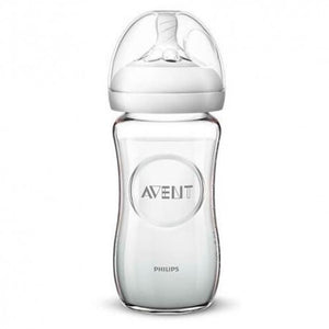 Avent Natural Biberón Anti-cólico Vidrio +1m 240ml