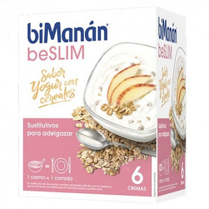 BiManán BeSlim Crema Yogurt con Cereales 6 Sobres