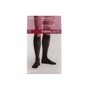 Farmalastic Calcetín Compresión Fuerte Negro Talla G