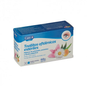 Care+ Toallitas Oftálmicas Estériles 30 Unidades