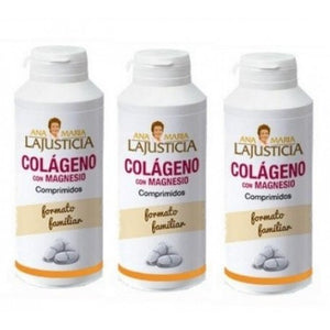 Colágeno con Magnesio LaJusticia Pack 3 x 450 Comprimidos