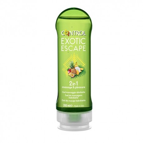 Control Gel Masaje 2 en 1 Exotic Escape 200ml