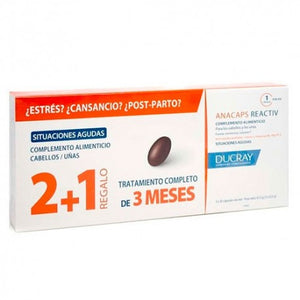Ducray Anacaps Reactiv 3x30 Cápsulas