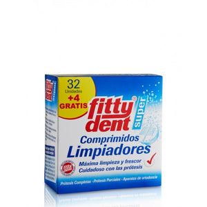 Fittydent Comprimidos Limpiadores Dentadura 32 uds