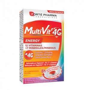 Forte Pharma Multivit 4G Energía 30 Comprimidos