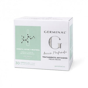 Germinal Acción Profunda Antiedad Pieles Secas 30 ampollas