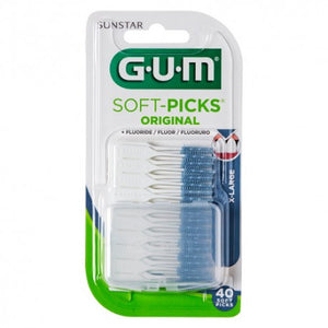 Gum Soft-Picks Filamentos Goma X-Large 40 Unidades