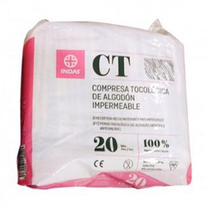 Indas Maternity Compresa Algodón 20 uds