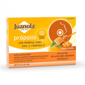 JUANOLA Pastillas blandas Própolis Miel
