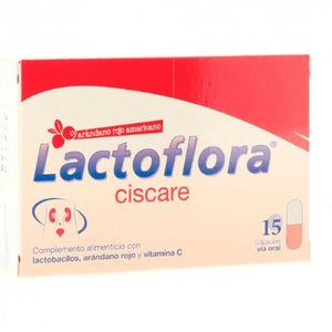 Lactoflora Ciscare Con Arándano Rojo Americano 15 Cápsulas