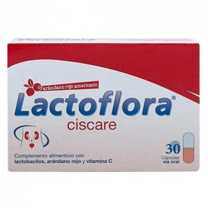 Lactoflora Ciscare Con Arándano Rojo Americano 30 Cápsulas