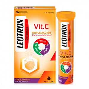 Leotron Vitamina C 36 comprimidos efervescentes