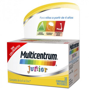 Multicentrum Junior 30 Comprimidos Masticables