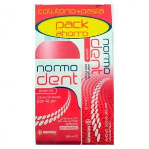 Normodent Gingivitis Pack Pasta 125ml + Colutorio 500ml