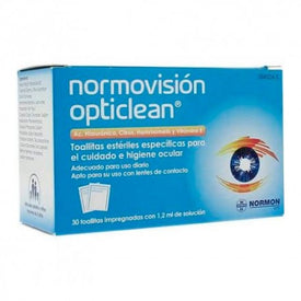 Normovisión Opticlean 30 Toallitas