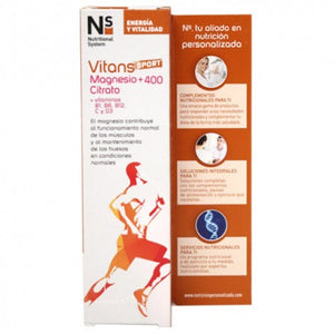 NS Vitans Sport Magnesio +400 Citrato 10 Comprimidos Efervescentes