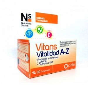NS Vitans Vitalidad A-Z 30 Comprimidos