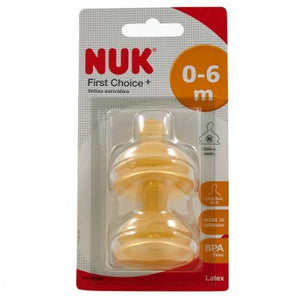 Nuk Tetina Ancha FC 1M Látex 0-6 m 2 Unidades