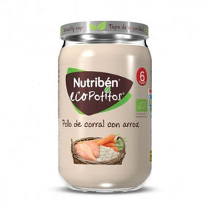 Nutribén EcoPotitos Pollo de Corral con Arroz 235gr