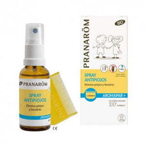 Pranarom Spray Antipiojos (curativo - DM) + Lendrera 30 ml