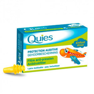 Quies Tapones Filtro Antipresión 1 Par Reutilizable