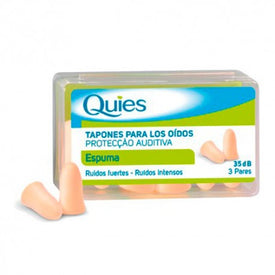 Quies Tapones Para Los Oídos Espuma Ruidos Fuertes 3 Pares