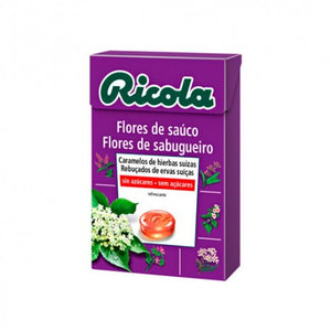 Ricola Caramelos Sin Azúcar Flor de Saúco 50g